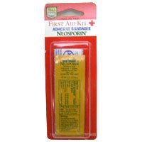 HealthPersonalCare: First Aid Kit Adhesive Bandages 5 Bandages & Neosporin 6 Ea