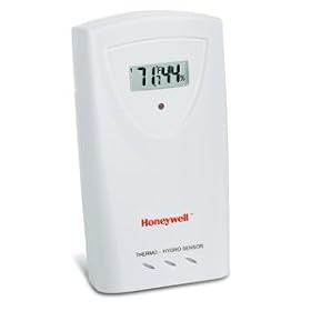 Honeywell TS33C Temperature and Humidity Sensor with LCD, White Honeywell TS33C Temperature and Humidity Sensor with LCD, White