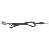 HOSA MONO 1/4" PHONE (M) - TWO RCA (M), 1m (3.3 ft.) (Discontinued by Manufacturer)