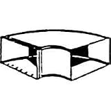 Gray Metal Products 10x3-122 10 X 3-1/4 Wall Longway Elbow 90deg (Pack of 6)