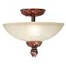 Search : Kenroy Home 91250DCM Adobe 2-Light Semi-Flush, Dark Caramel