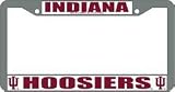 Indiana Hoosiers Chrome License Plate Frame