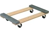 Premium Hardwood Dolly Rubber Ends 900 Lb. Capacity