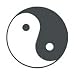 Yin-Yang Temporary Tattoo 2x2