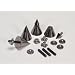 Dayton DSS4-BC Black Chrome Speaker Spike Set 4 Pcs.