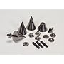Dayton DSS4-BC Black Chrome Speaker Spike Set 4 Pcs.