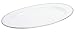 Nikko Ceramics Platinum Pearl 14-1/4-Inch Oval Platter