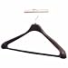 LLR01064 - Suit Hanger, 1 Piece, 17, Plastic, 24/PK, Black