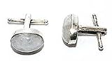Sterling Silver Cufflinks Pair Rainbow Gemstone Men Gift Sets Indian Style (cflng138)
