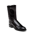 Justin Men's 'Smooth Ostrich' Roper Boots - Black