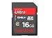 SanDisk Secure Digital, SD Speicherkarte SDHC Ultra 16GB (original Handelsverpackung)