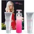 Just Me By Paris Hilton For Women Eau De Parfum Spray Body Lotion Bath & Shower Gel Gift Set 3pcs