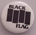BLACK FLAG - Logo - Large Button / Pin