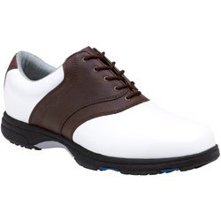 Snake Eyes Closeout Classic White/Brown Golf Shoes, Snake Eyes Golf Shoes,  Mens Snake Eyes Golf Shoes, Mens Golf Shoes, Discount Snake Eyes Golf Shoes, Cheap Snake Eyes Golf Shoes, Comfortable Snake Eyes Golf Shoes, Discount Golf Shoes, Cheap Golf Shoes, Comfortable Golf Shoes  