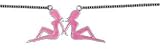 Belly Back Chain with RED mudflap ladies