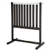 TKO 823NVR Neoprene Vinyl Dumbbell Storage Rack Silver Metallic or Black