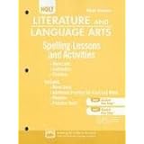 holt literature and language arts california spelling lessons and activities grade 7