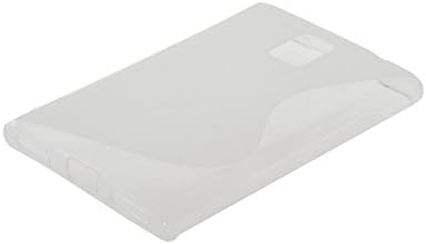 RONGRONGUK S-Line Soft Case Flexible Silicone Gel TPU Skin Back Cover for Blackberry Passport Q30 Clear