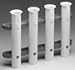 Sporting Goods : AFI 65623 Tournament Fishing Rod Storage Rack (4-Rod, White Poly)