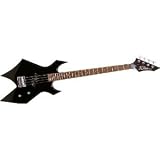 B.C. Rich Bronze Warlock Electric Bass Guitar, Black - B000BYVQYO