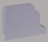 White Left End Cap