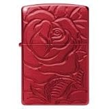 ZIPPO　V刃　ローズデザイン　レッド2Vローズ-Rの画像