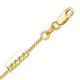 14k Yellow Gold 20 Inch X .9 mm Franco Chain Necklace