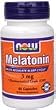 NOW MELATONIN 3 MG PHARMACEUTICAL GRADE Capsules