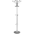 Albor [89710] Coat, Hat & Umbrella Stand in Aluminium Metal & Marble Base
