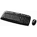 Logitech Cordless Desktop EX 110 - Keyboard - wireless - RF - mouse - USB / PS/2 wireless receiver - English - US