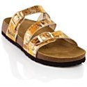 Betula Floral-Printed Kidskin Leather Z-Band Sandals