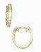 Jewelry : 14k Yellow 2 mm Round CZ Hinged Earrings