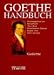 Books : Goethe-Handbuch, 4 Bde. in 5 Tl.-Bdn. u. Register, Bd.1, Gedichte