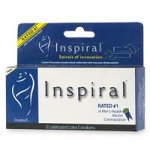 Inspiral Lubricated Latex Condoms 12 ea