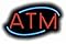Neon ATM Sign (Deco Swoosh)