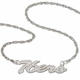 Philadelphia 76ers 76ers Sterling Silver Script Necklace