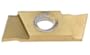 Nikcole GP-2.0-R-L .078"/2.0mm TIN Groove+ Cut-Off Insert.Mini grooving system.
