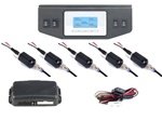 Air Controllers Digital Air Pressure Air Gauge, 5-Position Reading - 300psi with Gaugepanel, 4 3-position switches