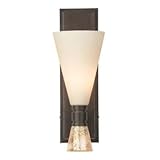 Thomas Lighting AG1003IBZ Two Light Wall Sconce, Industrial Bronze Finish with Oyster Shell Glass