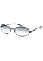 Fashion Sunglasses FS266-GUNMETAL-135: Ruthenium/Faded Blue Gradient