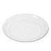 Plastic Dinnerware, Plates, 6" Diameter, Scroll, Clear, 25/Pack