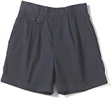 School Uniform Basic Navy Pleated Shorts
