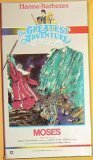 VHS : Moses: The Greatest Adventure Stories From the Bible. 1987 Hanna-barbera