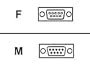 Microtest DB-9M To DB-9F Serial Cable Mt310 & Mt350 Scnnr Connct To Prntr