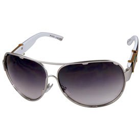 Marc Jacobs Aviator Sunglasses 213/S/0THI/9C/64: Palladium Black White/Dark Grey Gradient