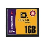 Lexar 1GB 8X USB Compact Flash Card