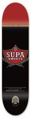 Skateboard Deck, 7.75" BLVD One Off Supa Skateboard Deck - Black - 7.75