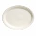 Tuxton China TNR-012 Nevada 9.5 in. Narrow Rim Platter – White Porcelain