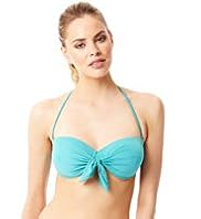 Underwired Front Bow Bandeau Bikini Top
