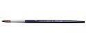 Charles Leonard Inc. Water Color Brushes with Pointed Rounds, # 12, 1.06 Inches Camel Hair, Black Handle, 1 Dozen (73512)